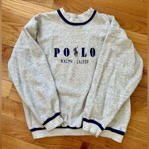 Polo Ralph Lauren Embroidered Logo Crewneck Sweatshirt ✨